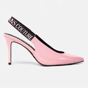 Versace Jeans Collection Blush Slingback Heels